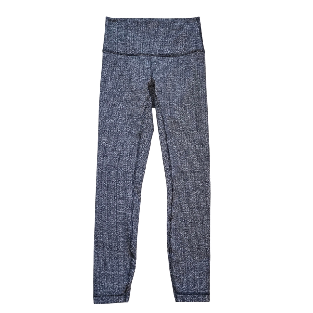 Lululemon Wunder Under Hi-Rise 7/8 Tight 25" - Variegated Knit Black - Picture 3 of 11